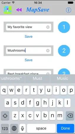 MapSave screenshot 2