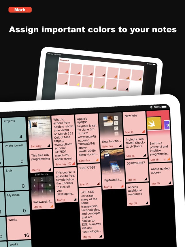 Simple note & list - YepNoteS Screenshot