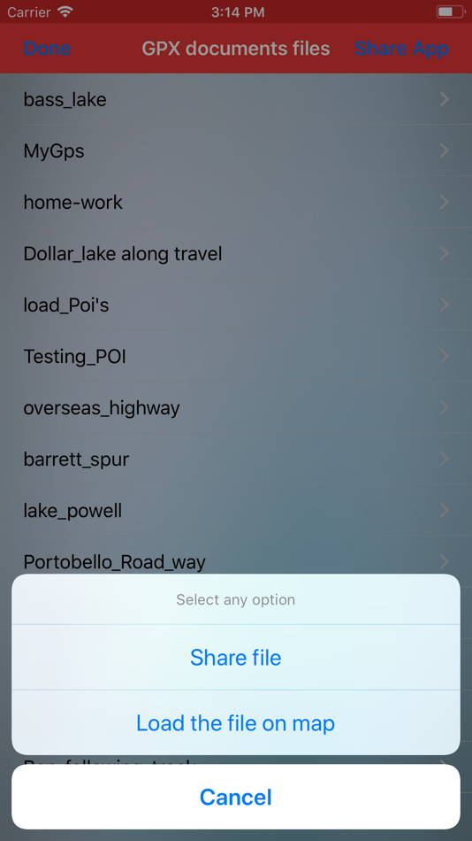 #10. Gpx Viewer-Gpx Converter app (iOS) Podle: p swagath
