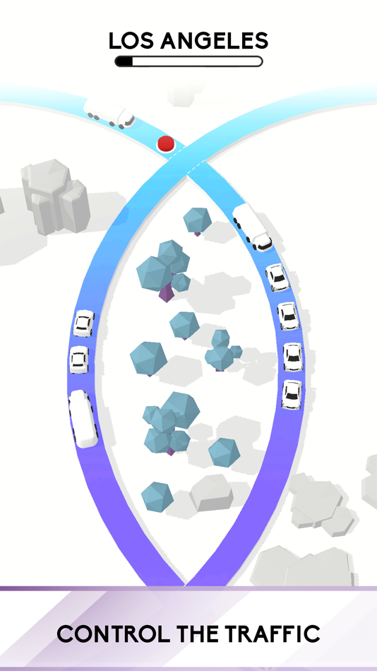 #1. Traffix 3D (iOS) 由: INFINITY GAMES, LDA