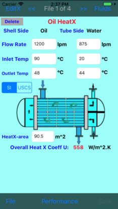 Heat Exchanger Performance screenshot 1