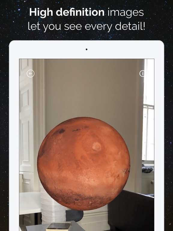 Planets AR: Solar System 3D iPad screenshot 5 - Entertainment app