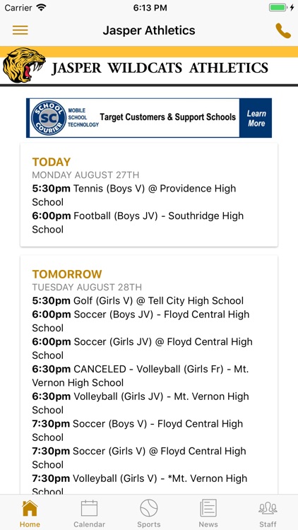 Jasper High School Athletics