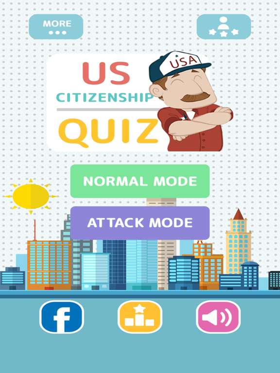 Screenshot #4 pour US Citizenship Quiz - Game