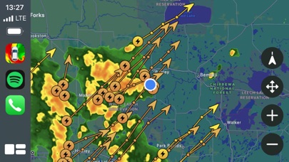 Car.Play Weather Navigation Screenshot
