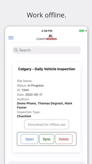 ComplyWorks screenshot 2