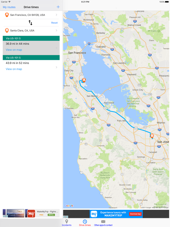 Screenshot #4 pour Bay Area Traffic Monitor