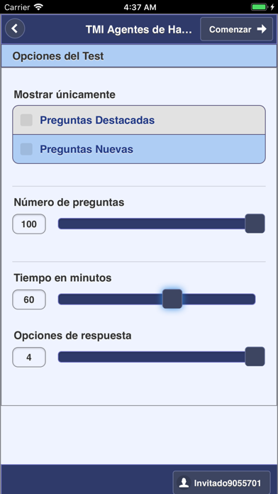 Agentes de Hacienda Test Me In Screenshot