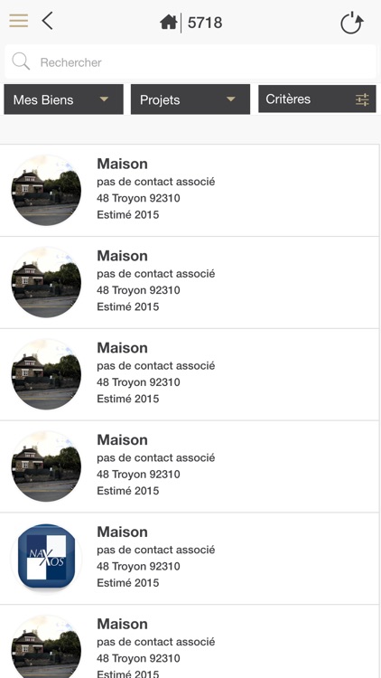 Appli mobile du conseiller