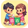 garbage sorting icon