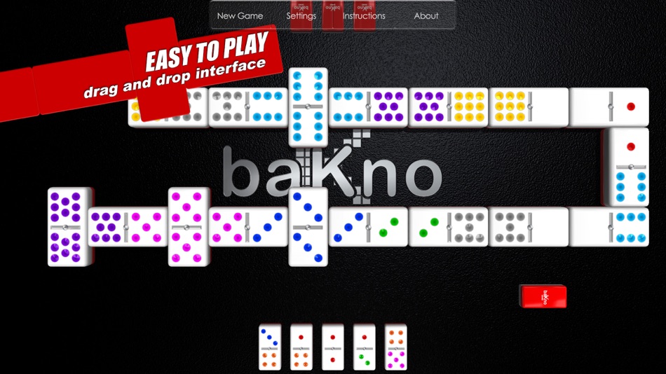 #4. Domino. (iOS) โดย: baKno Games