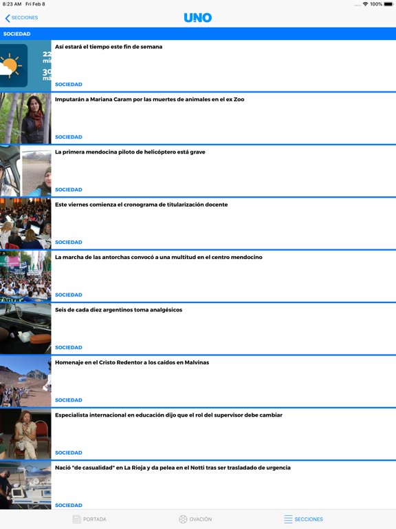Diario UNO iPad screenshot 5