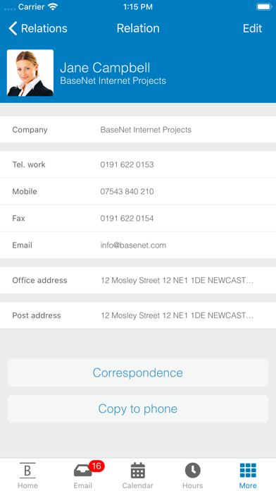 BaseNet Screenshot