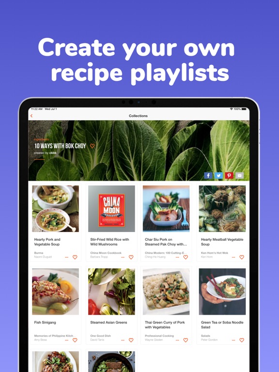 ckbk: discover great cookbooks iPad screenshot 6 - Food & Drink app