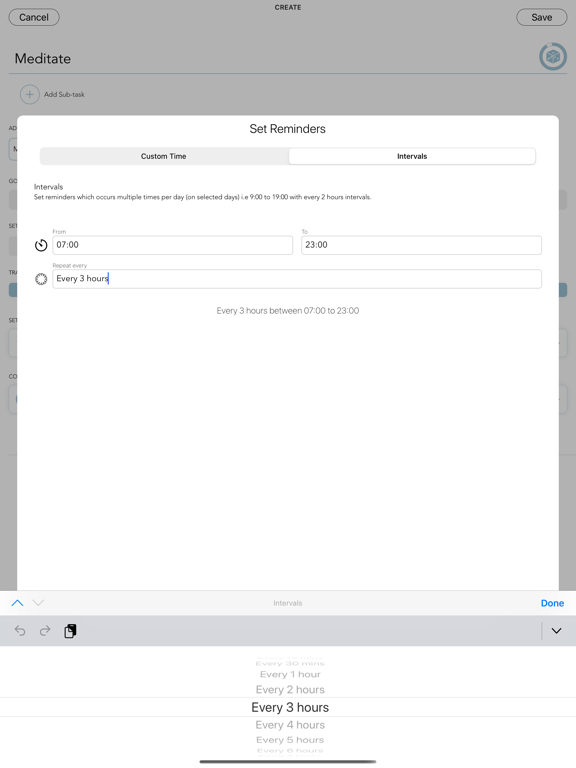 ProActive Habit Tracker & ToDo iPad screenshot 4 - Productivity app