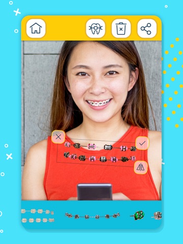 Braces on teeth – stickers ai iPad screenshot