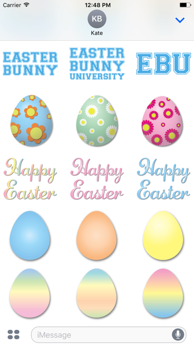 Screenshot #2 pour Easter Bunny Stickies