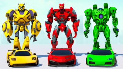 Jet Transform Robot Car Games Screenshot