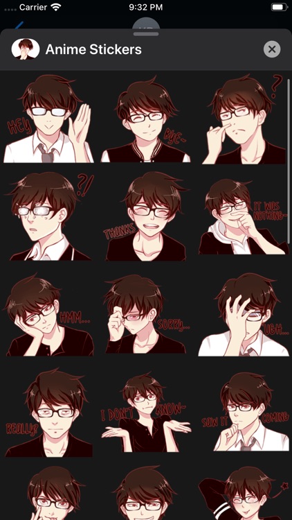 Anime Stickers & Emoji