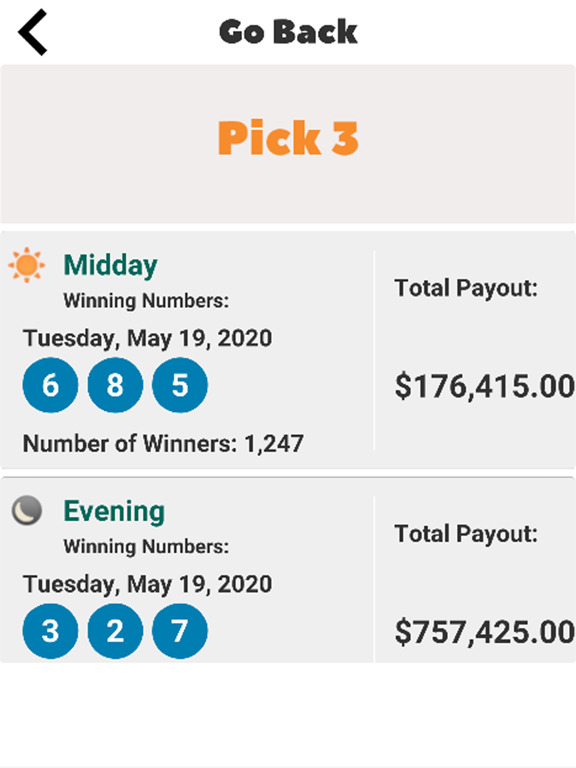 FL Lotto Results iPad screenshot 9 - Utilities app