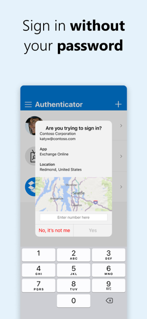 ‎Microsoft Authenticator Screenshot