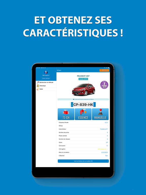 Screenshot #6 pour Immatriculation Scanner