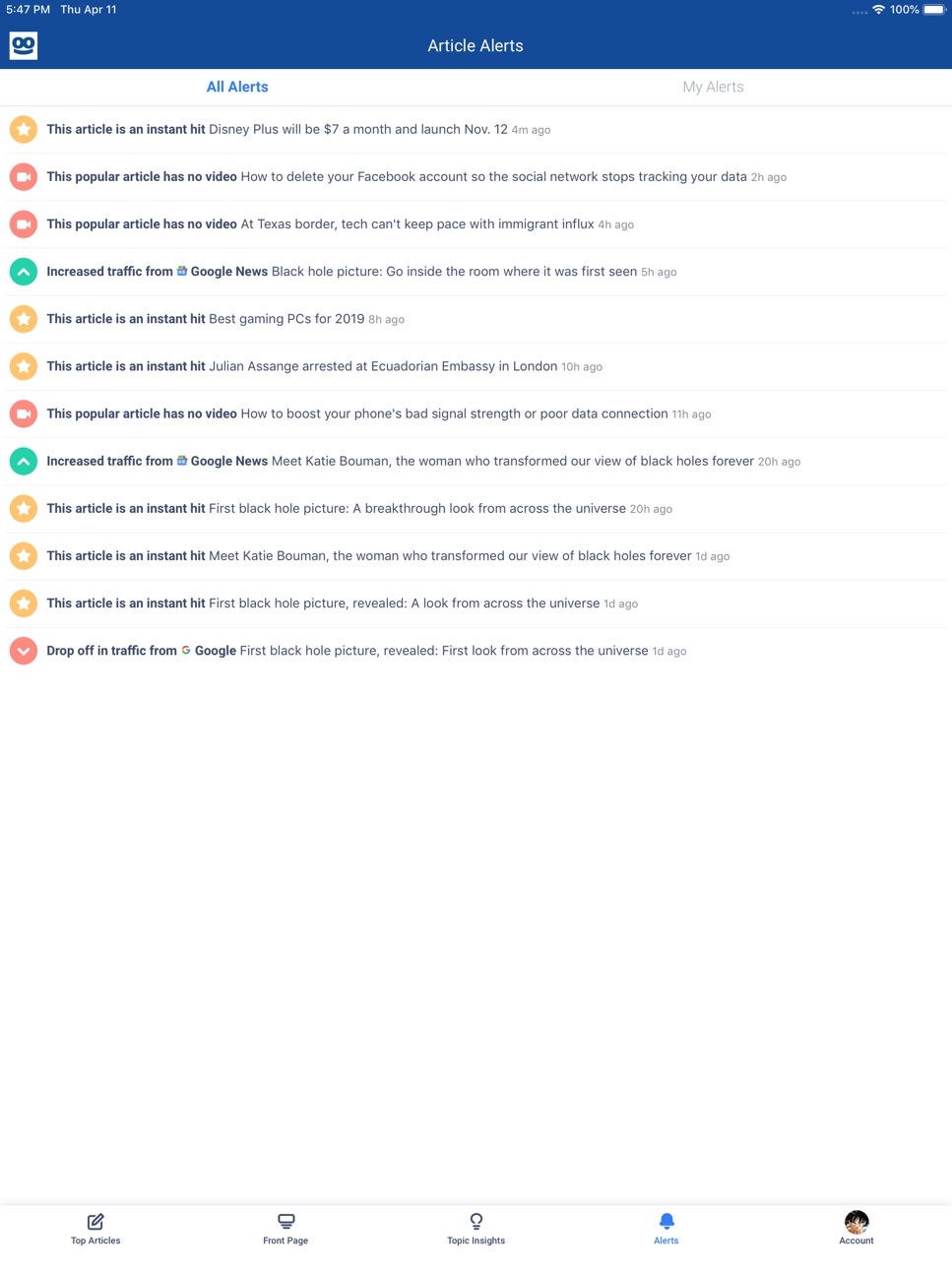 iPad screenshot