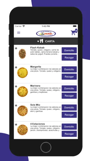 FlashPizza screenshot 2