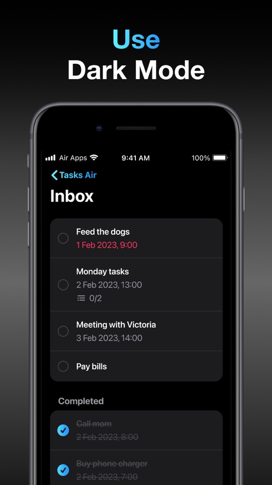 #6. Tasks Air - To Do List Planner (iOS) 由: Air Apps Systems