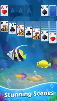 solitaire klondike fish iphone screenshot 3