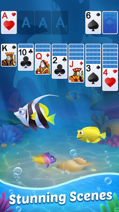 Solitaire Klondike Fish Screenshot