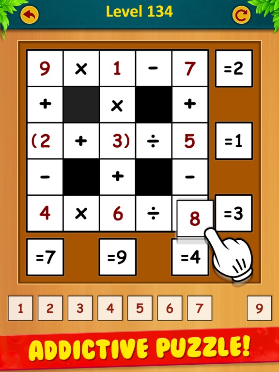 Screenshot #6 pour Math cross puzzle - Brain out