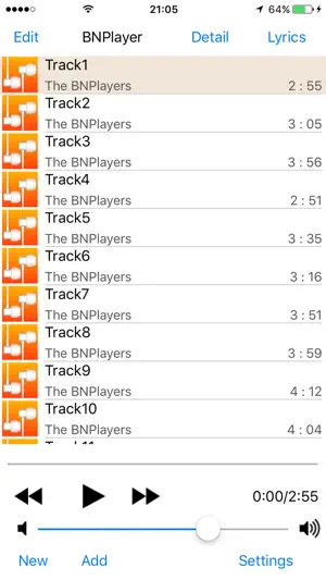 BNPlayer Light screenshot 1