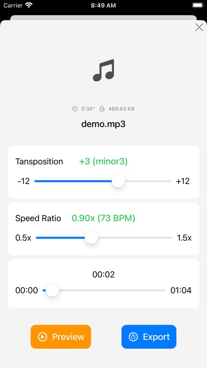 Music Transpose - Key Changer