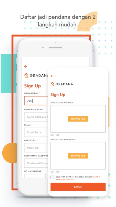 Screenshot #2 pour Gradana-Pendanaan P2P Properti