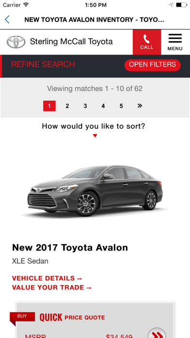Group 1 Toyota SW Houston iPhone screenshot 4 - Shopping app
