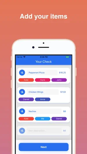 Quick Split: Fair, Fast, Easy screenshot 1