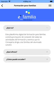 pincel alumnado y familias iphone capturas de pantalla 4