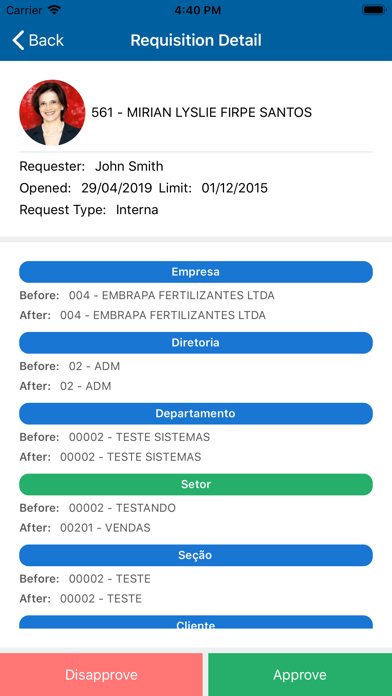 App screenshot