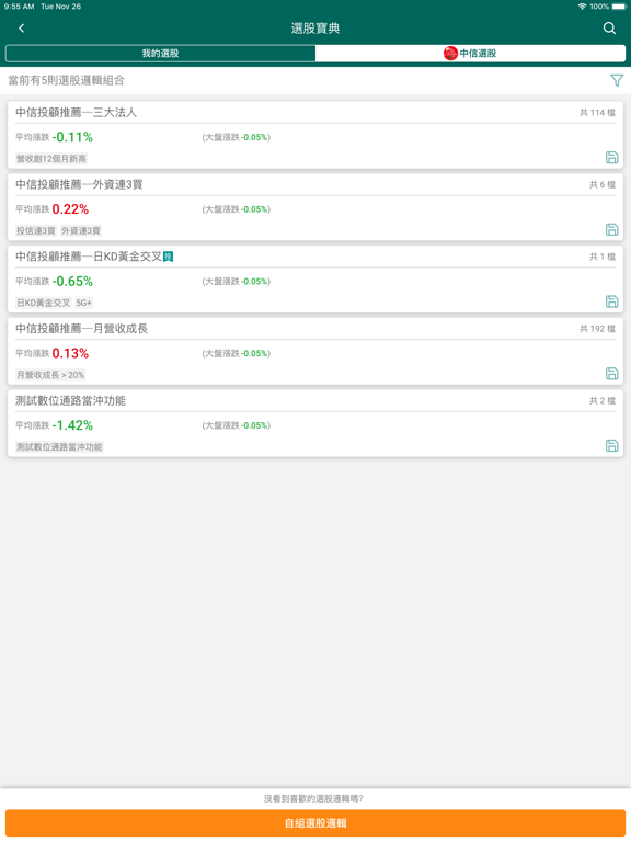 中信亮點 iPad screenshot 4 - Finance app