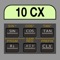 The RLM-10CX application is a general purpose calculator with a special focus in science and engineering