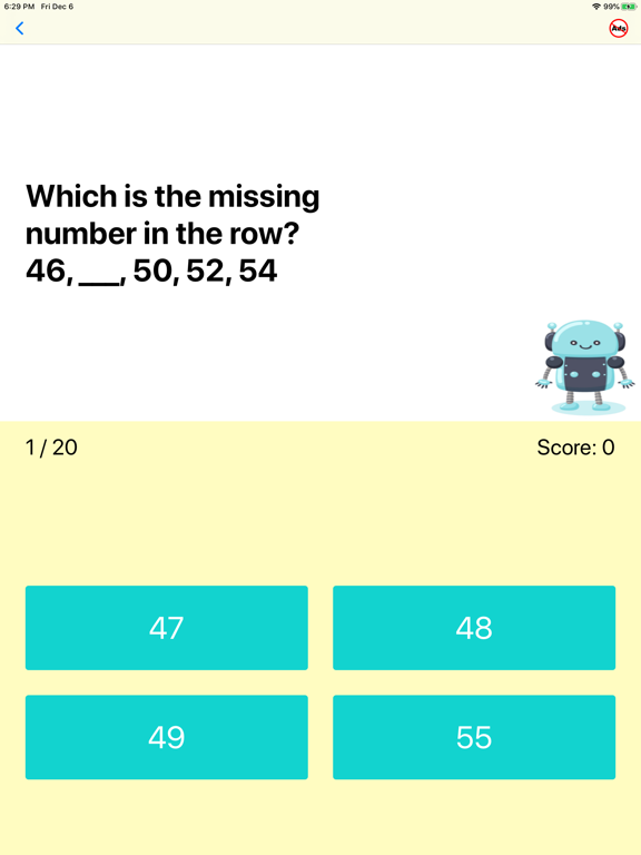 Second Grade Math Quiz iPad screenshot 8 - Education app
