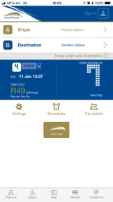 Gautrain screenshot