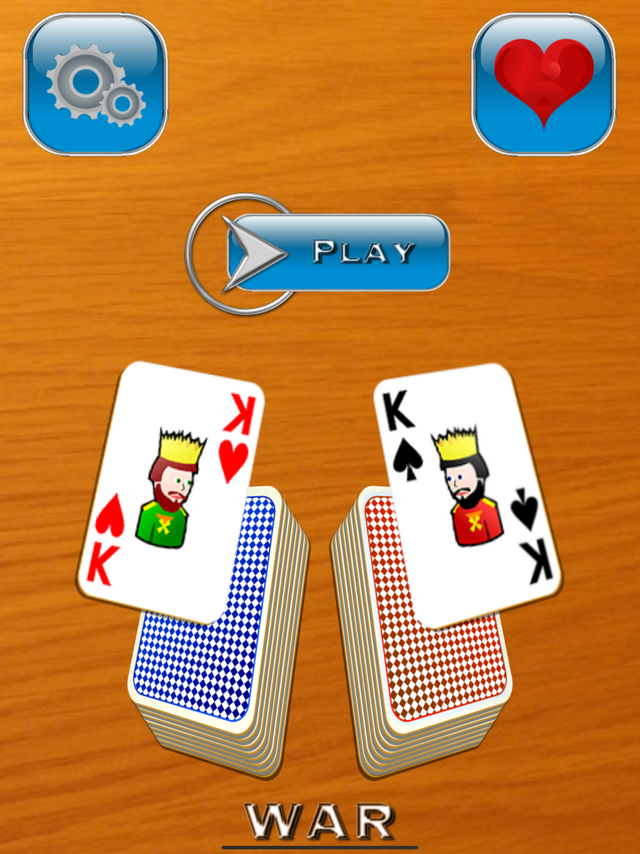War Card Game for Two Players