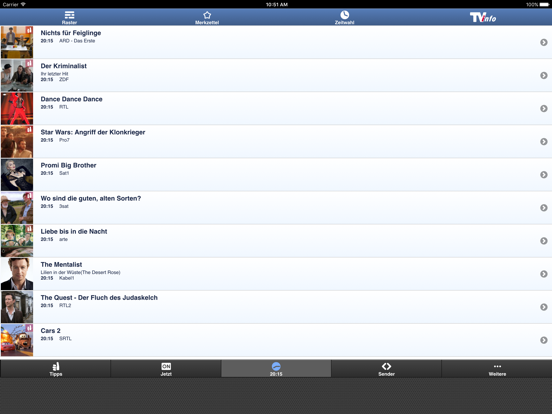 Screenshot #6 pour TVinfo TV-Programm