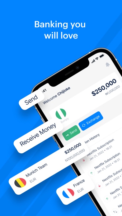 Screenshot #1 pour OhentPay - A Global Money App