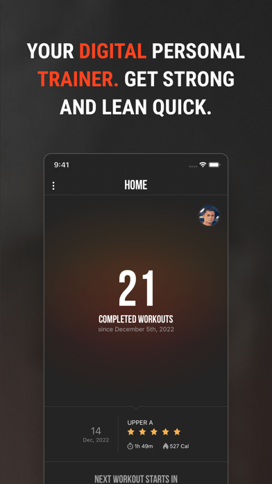 BAU5 Strength Workout Trainer Screenshot