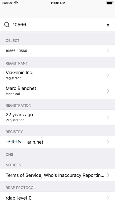 App screenshot