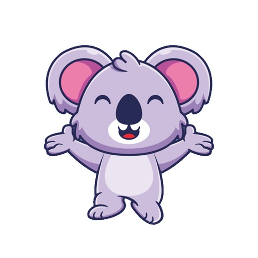 Happy Koala Stickers