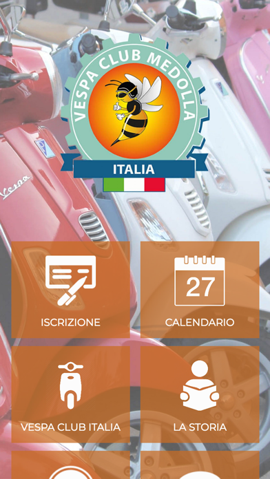 Vespa Club Medolla Screenshot 1 - AppWisp.com Vespa Club Medolla Screenshot 1 - AppWisp.com